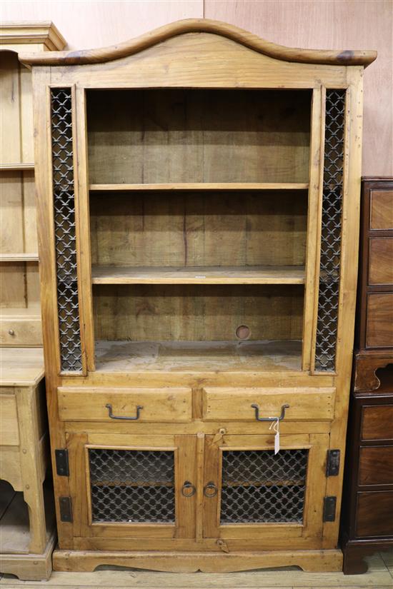 An Indian hardwood cabinet, W.106cm